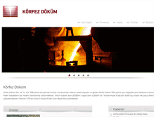 Tablet Screenshot of korfezdokum.com